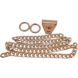 Angel Çanta Aksesuar Light Gold Renk Zincir Set