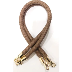 Angel Çanta Aksesuar Angel Örme Çanta Sapı Vizon Renk Kadınlar İçin Şık Aksesuar 60-65 Cm Uzunlukta