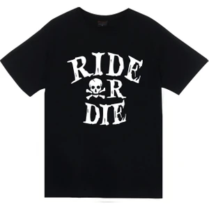 Stonedfame Ride Or Die Baskılı T-Shirt