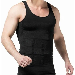 Belifanti Collection Erkek Slim N Lift Korse Atlet Tipi Göbek Incelten Toparlayıcı Siyah