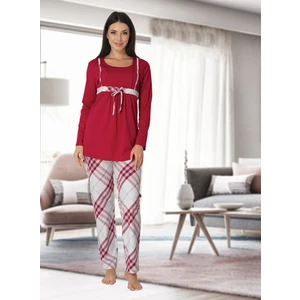 Kadın Fuşya Pijama Takımı EFFORTT 8082