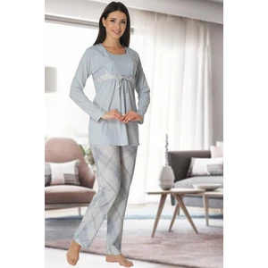 Kadın Mavi Pijama Takımı EFFORTT 8082