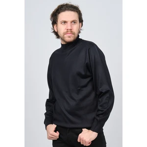 Woolen World Erkek Balıkçı Yaka Yün Kazak 5590103 Lacivert
