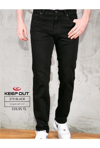 Keep Out 375 Black Pantolon