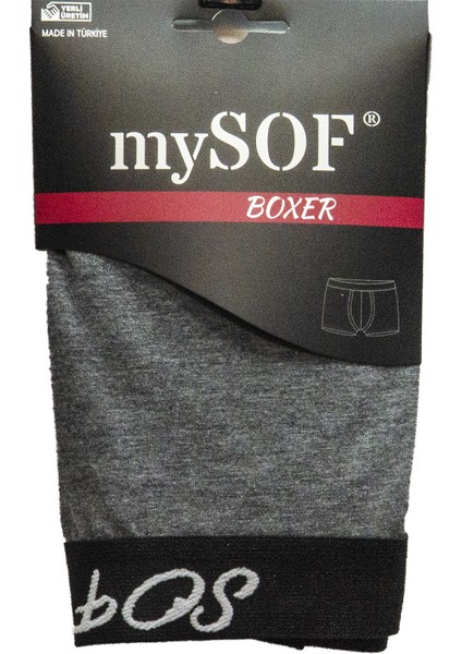 Mysof Premium Erkek Boxer 3'lü