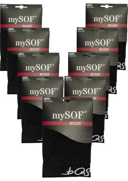 Mysof Premium Erkek Boxer 9'lu