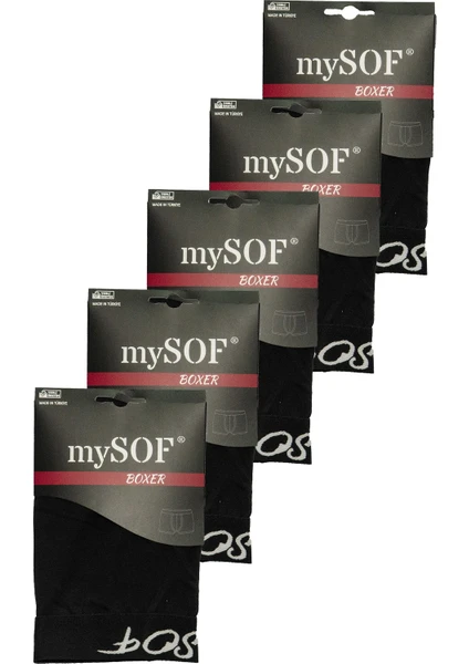 Mysof Premium Erkek Boxer 5'li