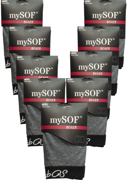 Mysof Premium Erkek Boxer 9'lu