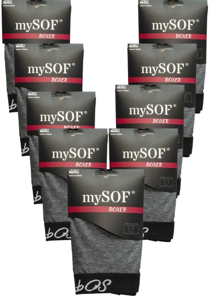 Mysof Premium Erkek Boxer 9'lu