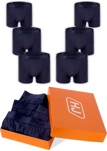Erkek 6'lı Boxer Premium Kutu
