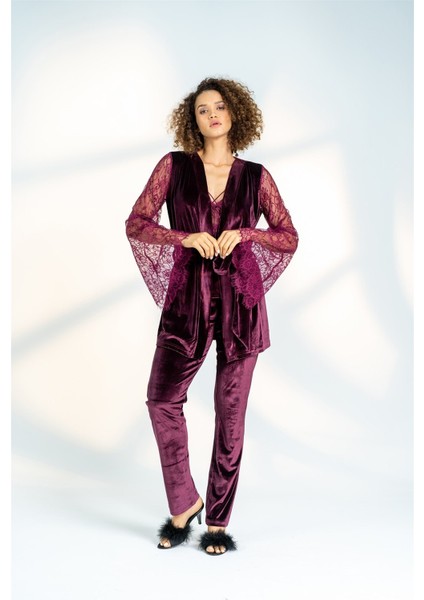 Aqua 19143-K 3 Lü Takım Bordo