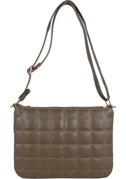 1073 Kadın Çapraz 3 Gözlü Omuz Çantası Gold modelleri