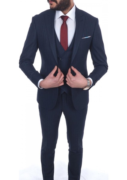 Slimfit Yelekli Drop 6 Takım