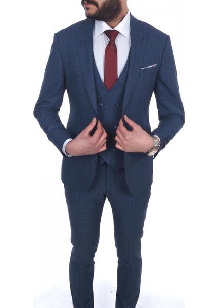 Slimfit Yelekli Drop 6 Takım