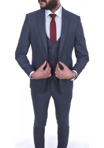 Slimfit Yelekli Drop 6 Takım