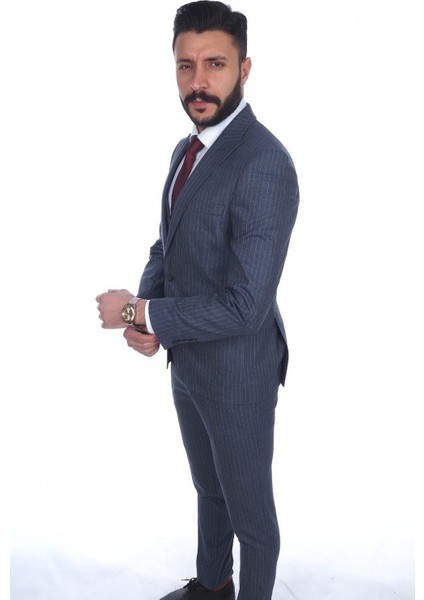 Slimfit Yelekli Drop 6 Takım