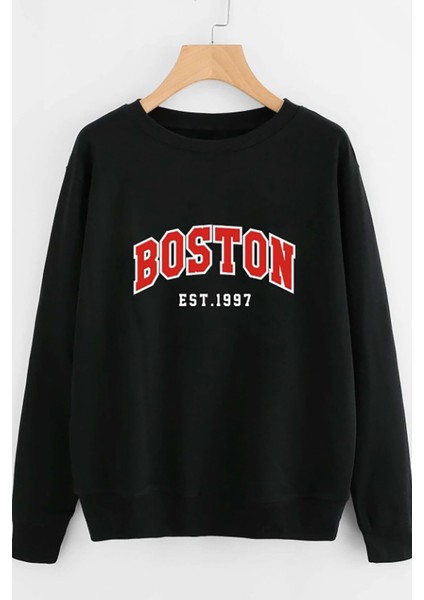 Mad Girls Siyah Sweatshirt MG777