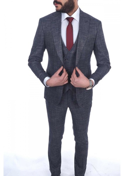 Slimfit Yelekli Drop 6 Takım