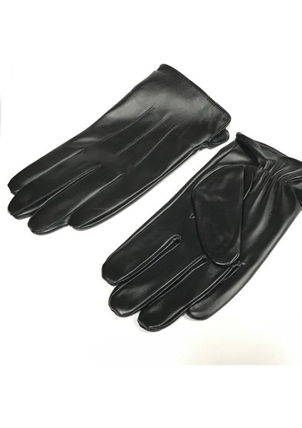 Erkek Suni Deri Eldiven Dokunmatik Ekran Uyumlu modelleri