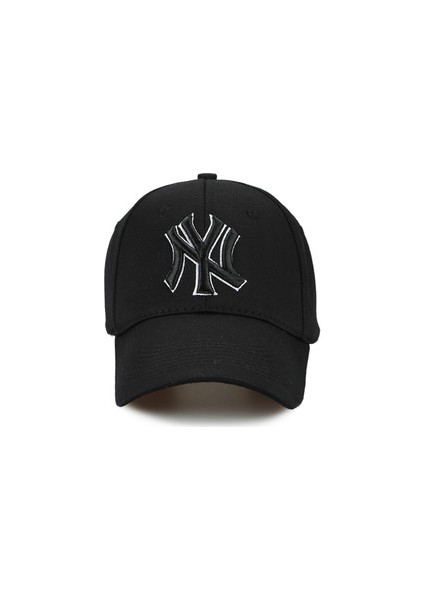 Ny New York Yankees Kontürlü Şapka Kep [siyah]
