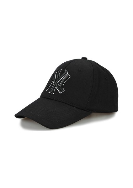 Ny New York Yankees Kontürlü Şapka Kep [siyah]
