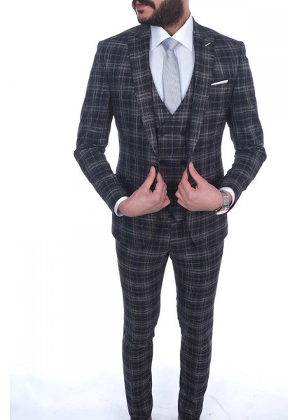 Slimfit Yelekli Drop 6 Takım