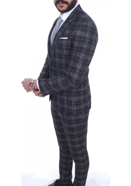 Slimfit Yelekli Drop 6 Takım
