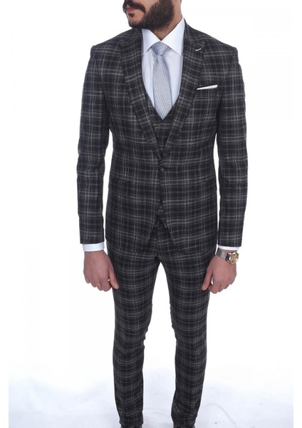 Slimfit Yelekli Drop 6 Takım