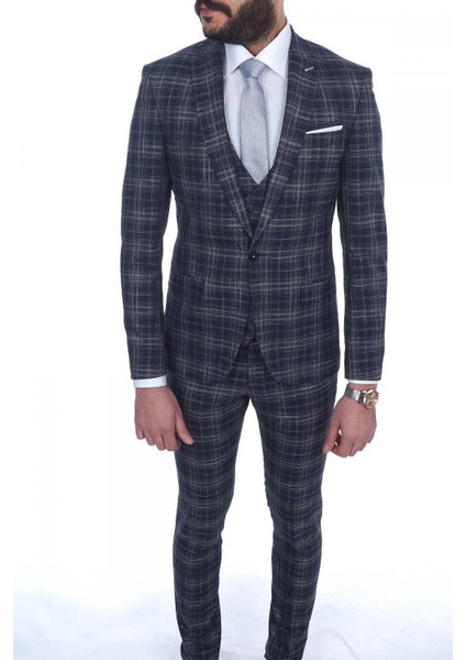 Slimfit Yelekli Drop 6 Takım