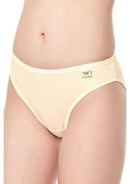6 Adet Elastan Düz Bikini