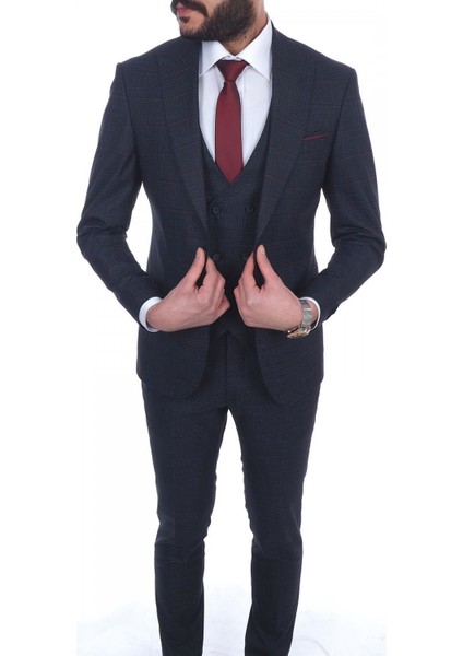 Slimfit Yelekli Drop 6 Takım