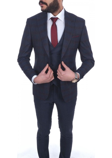 Slimfit Yelekli Drop 6 Takım