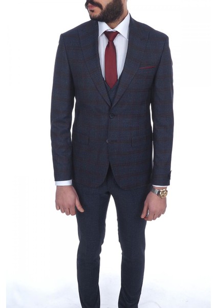 Slimfit Yelekli Drop 6 Takım