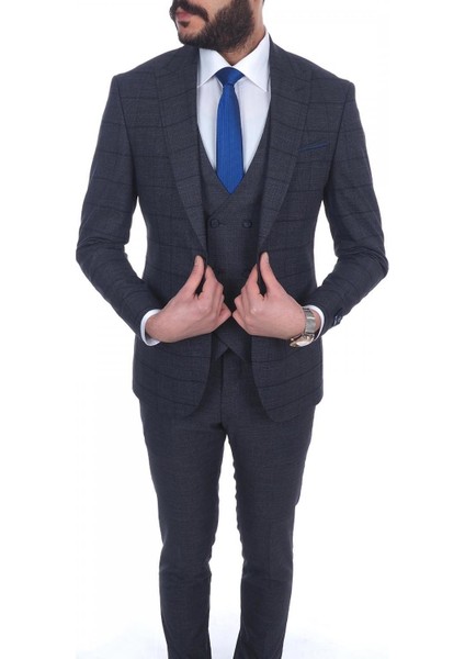 Slimfit Yelekli Drop 6 Takım