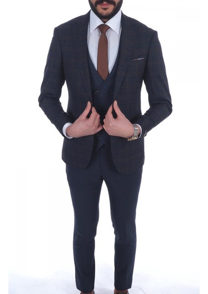 Slimfit Yelekli Drop 6 Takım