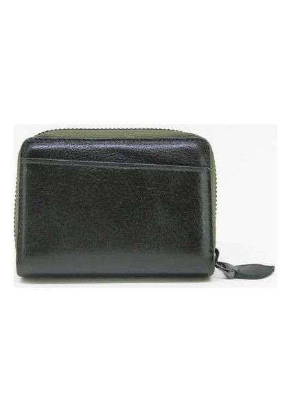 Yeşil Deri Unisex Kartlık-10 Bölmelim Kartlık fiyatları