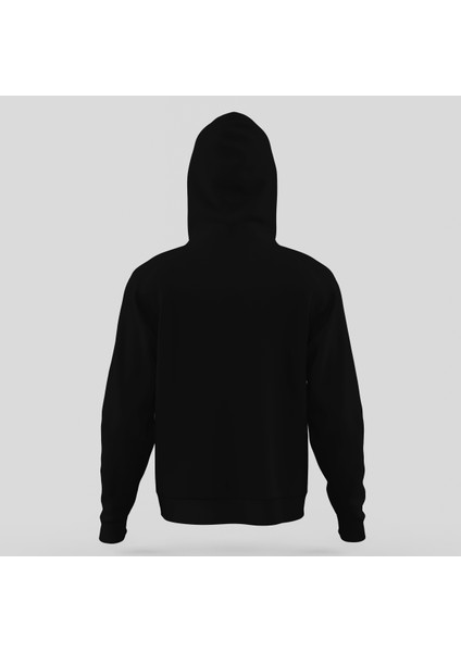 Pubg Guys Wait Up Siyah Erkek Kapüşonlu Sweatshirt Uzun Kol