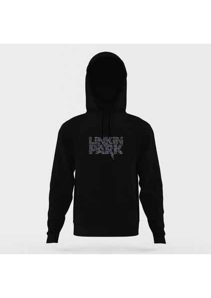 Linkin Park Siyah Erkek Kapüşonlu Sweatshirt Uzun Kol