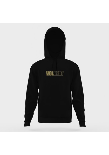 Siyah Erkek Kapüşonlu Sweatshirt Uzun Kol