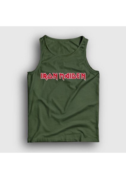 Unisex Haki Logo Iron Maiden Atlet