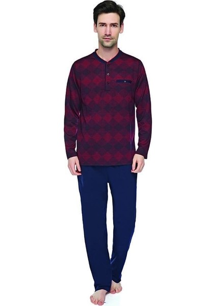 Erkek Uzun Kol Pijama Takım 8110