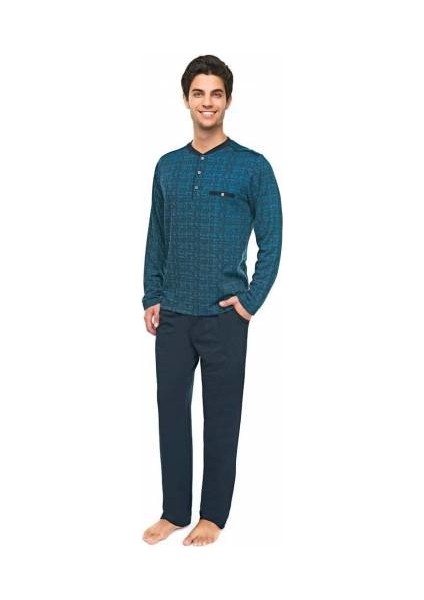 Erkek Uzun Kol Pijama Takım 8335