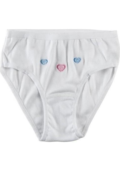 Kız Çocuk Külot Slip 0821- 6 Adet