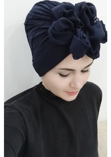 Kadın Şerit Detay Bone Lacivert