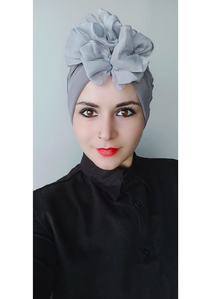 Kadın Şerit Detay Bone Gri fiyatları