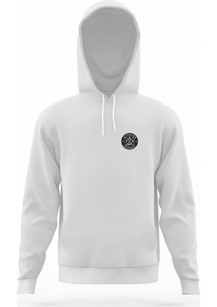 Avenged Sevenfold A7X Beyaz Erkek Kapüşonlu Sweatshirt Uzun Kol