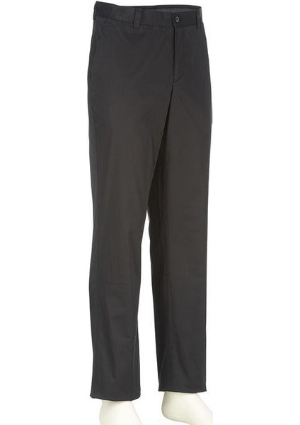 Siyah Düz Desen Saten Comfort Fit Pantolon fiyatları
