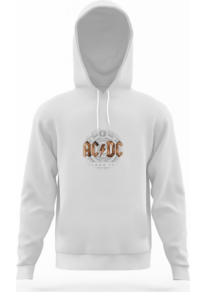 Road The Beatles Logo Müzik Beatles Beyaz Erkek Kapüşonlu Sweatshirt Uzun Kol