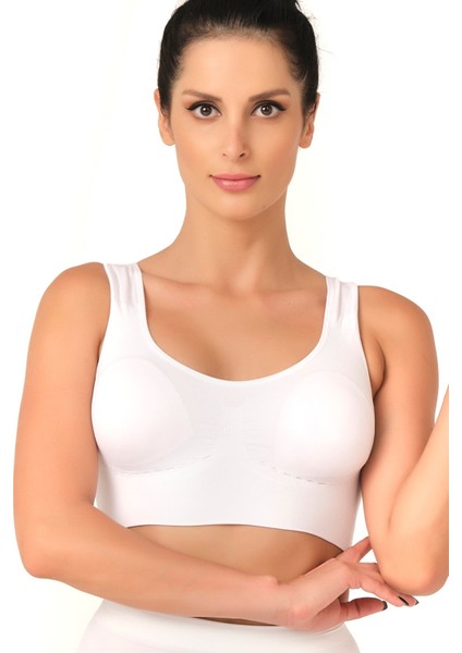 Seamless Toparlayıcı Pedli Sporcu Sütyen 4021