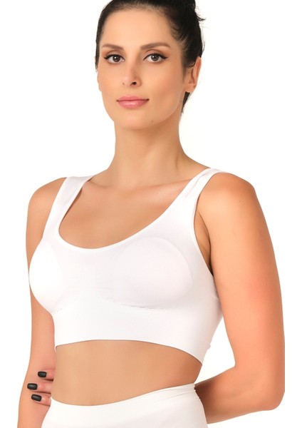 Seamless Toparlayıcı Pedli Sporcu Sütyen 4021